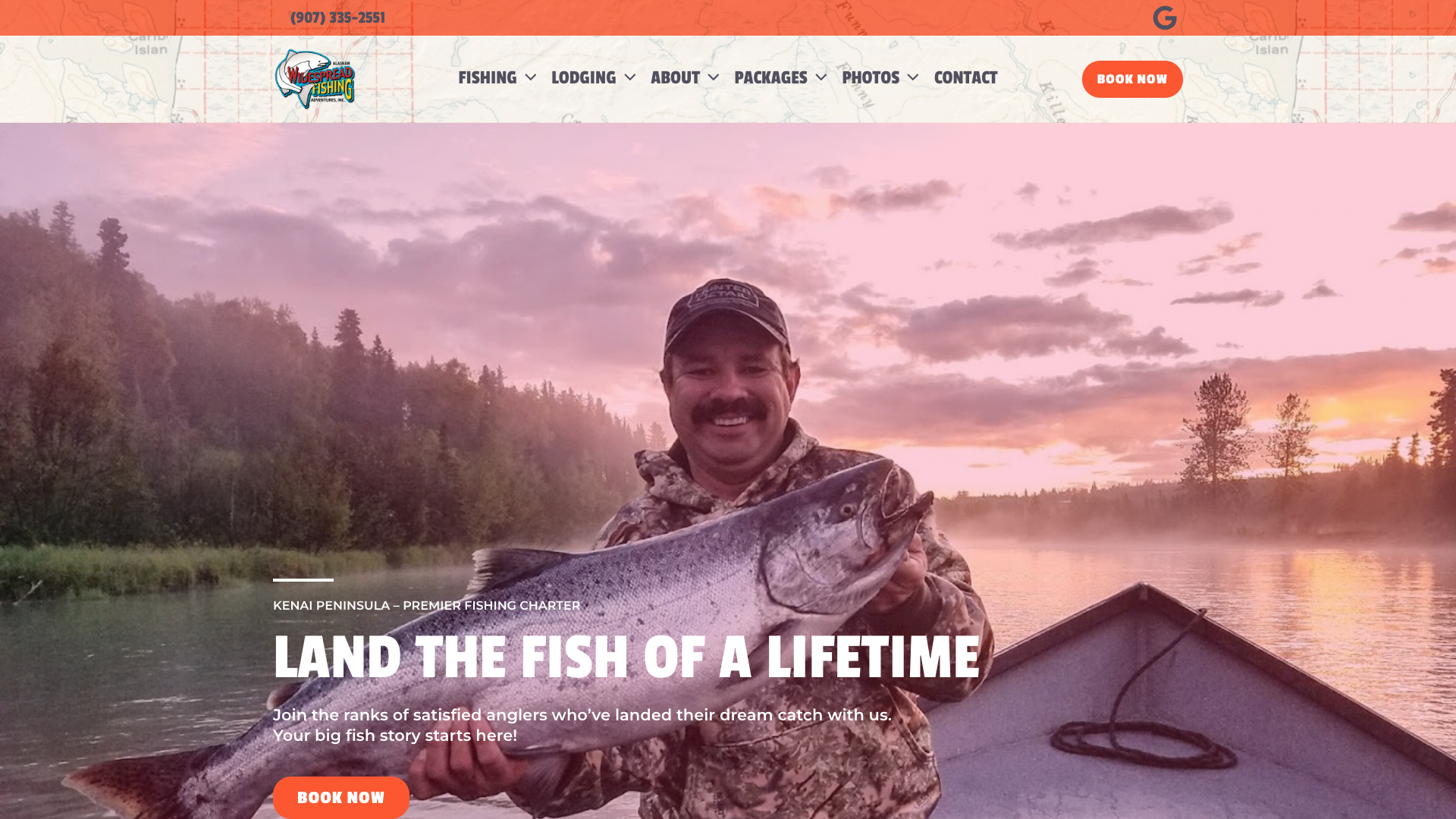 FISHWS.com Live Site Screenshot