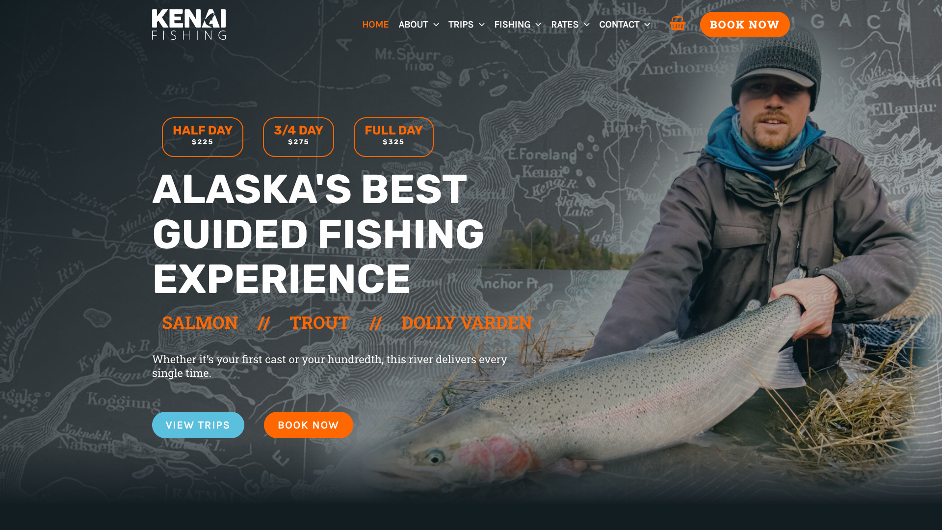 Kenai Fishing Live Site Screenshot